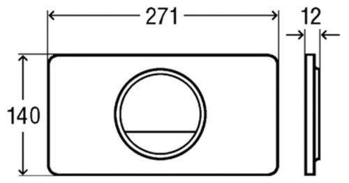 Клавиша смыва Viega Visign for Style 13 654498
