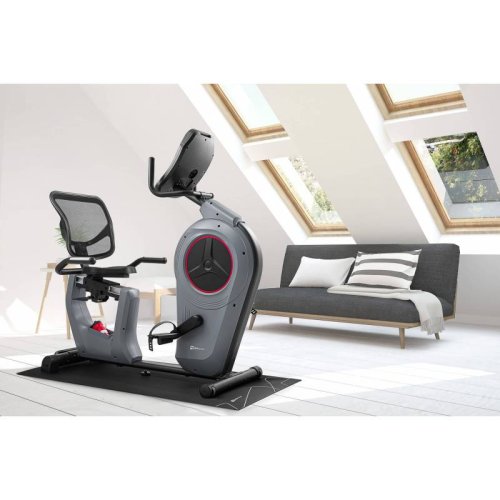 Велотренажер Hop-Sport HS-100L Edge iConsole серый + мат