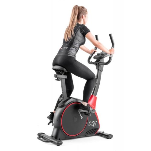 Велотренажер электромагнитный Hop-Sport HS-095H Strike черный + мат