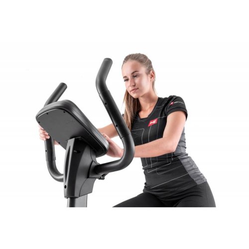 Велотренажер электромагнитный Hop-Sport HS-095H Strike черный + мат