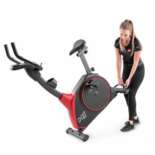 Велотренажер электромагнитный Hop-Sport HS-095H Strike черный + мат