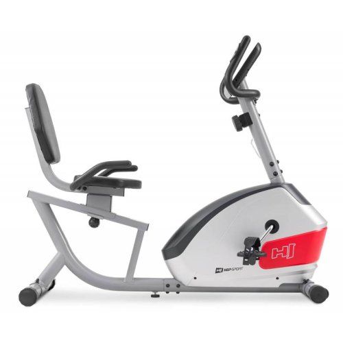 Горизонтальный велотренажер Hop-Sport HS-035L Solo серебристый