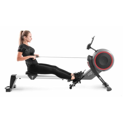 Гребной тренажер аэромагнитный Hop-Sport HS-100AR Roam серый