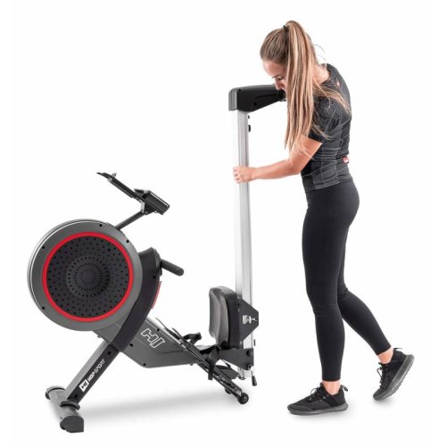 Гребной тренажер аэромагнитный Hop-Sport HS-100AR Roam серый