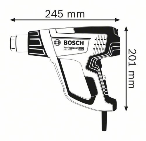 Строительный фен Bosch GHG 20-63 (06012A6201)