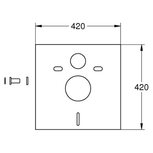 Набір інсталяція Grohe Rapid SL з унітазом Grohe Euro Ceramic 39328CB0