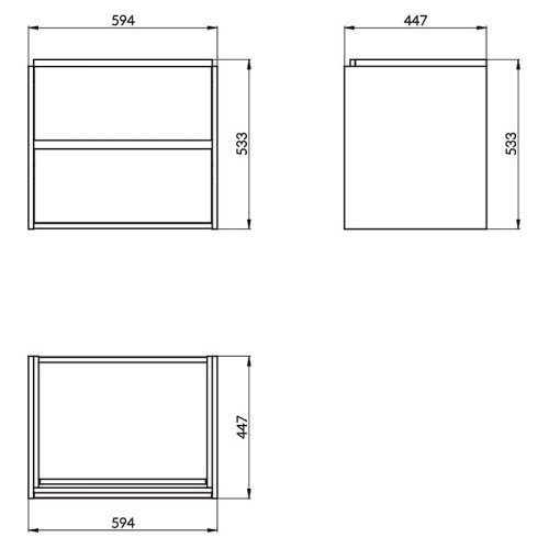 Тумба під умивальник Cersanit Crea 60 178908