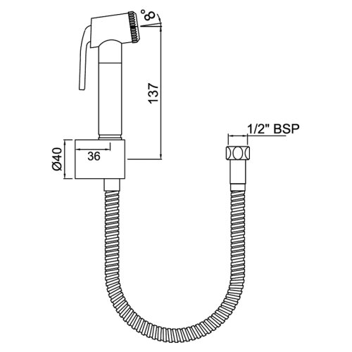 Гигиенический набор Jaquar Allied ALD-CHR-573