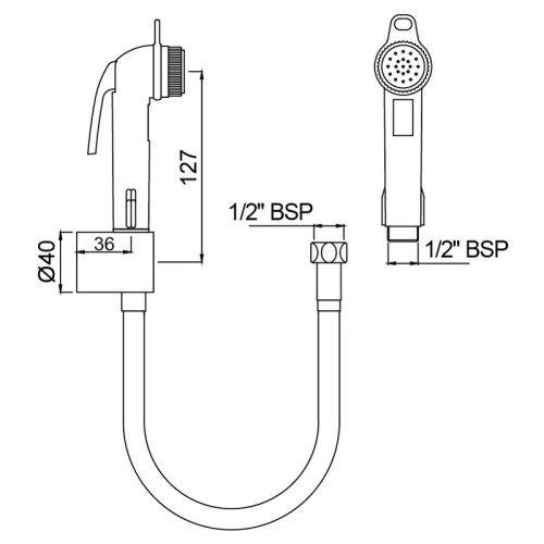 Гигиенический набор Jaquar Allied ALD-CHR-585