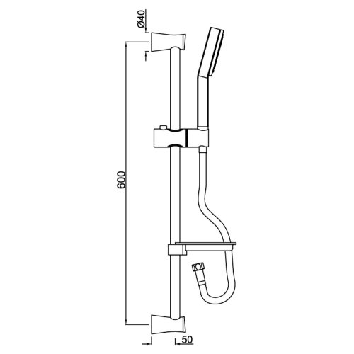 Душевой набор Jaquar SHA-CHR-1110E