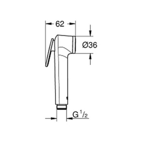 Лейка для биде Grohe Tempesta-F Trigger Spray 30 27512001