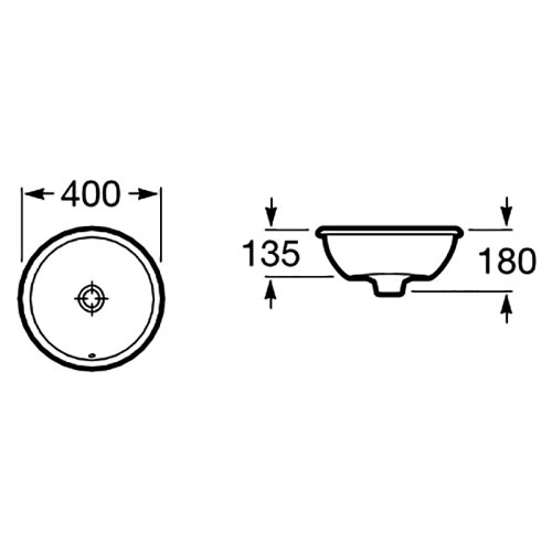Умывальник Roca Foro 40 A327872000