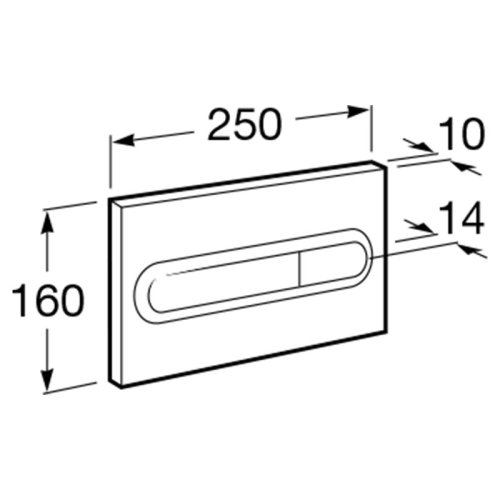 Клавиша смыва Roca PL1 Dual A890095001