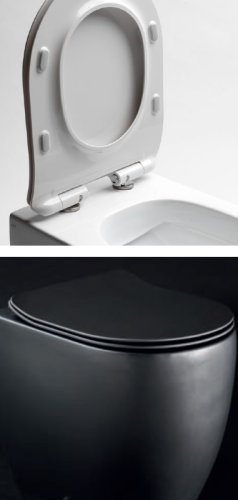 Крышка+сидение AXA Glomp SLIM soft close 319107