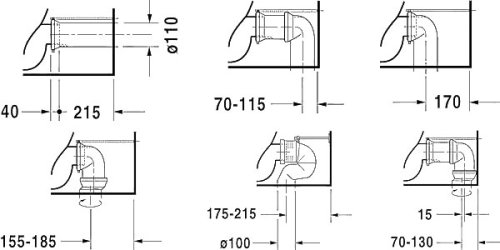 Унитаз Duravit D-code 2118090002