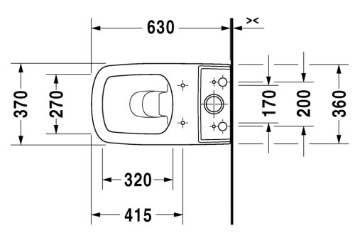 Унітаз Duravit DuraStyle + Бачок + Сидіння SoftClose 2155090/0935000085/006379