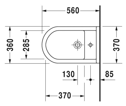 Биде Duravit Starck 3 2230100000