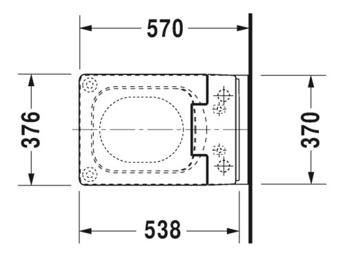 Подвесной унитаз Duravit Vero Air 2525590000