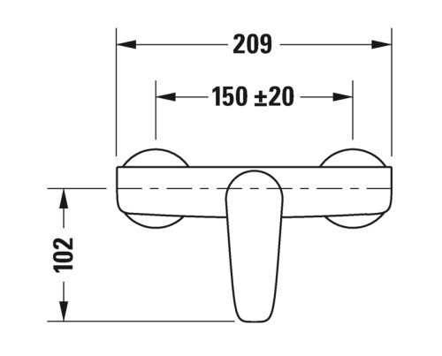 Смеситель для душа Duravit B.1 B14230000010