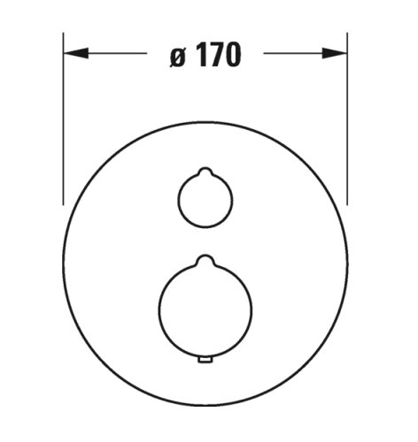 Смеситель скрытого монтажа Duravit C.1 C14200016010