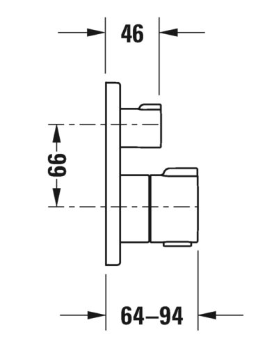 Смеситель скрытого монтажа Duravit C.1 C15200013010