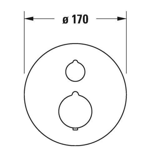 Смеситель скрытого монтажа Duravit C.1 C15200014010