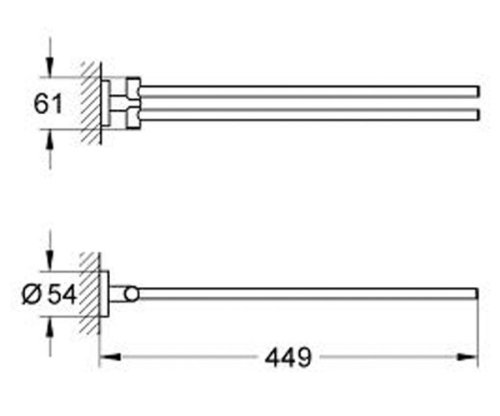 Полотенцедержатель Grohe Essentials 40371001