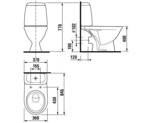 Унитаз Jika Lyra Baltic H8242860002421