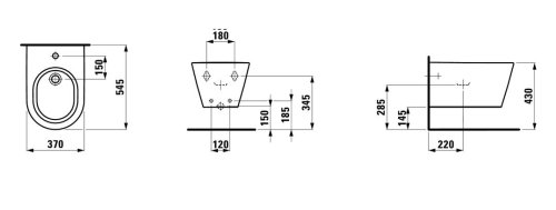 Биде Laufen Kartell H8303310003021