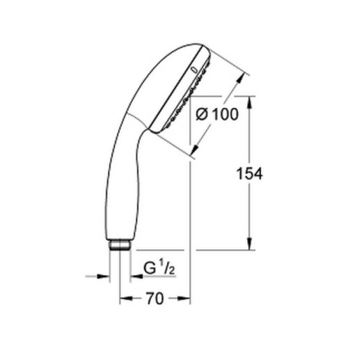 Душова система прихованого монтажу Grohe Tempesta 210 26411000 + 33305002 + 26161001 + 28628000 + 28151001