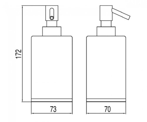 Дозатор жидкого мыла Tres Loft 20063608
