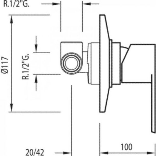 Смеситель + гигиенический душ Tres BM (TRES №3)
