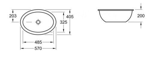 Умывальник Villeroy&Boch Loop&Friends 48,5 61612001