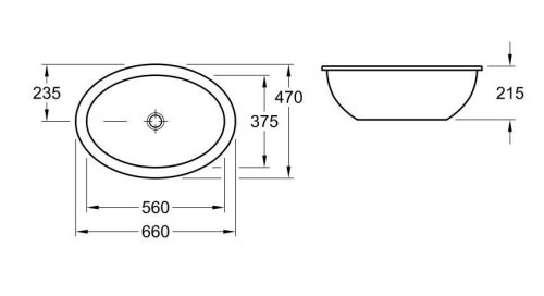 Умивальник Villeroy & Boch Loop & Friends 56 61613001