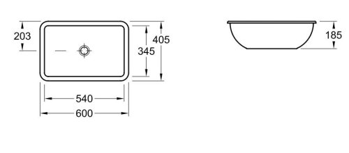 Умывальник Villeroy&Boch Loop&Friends 54 61630001