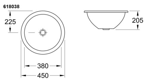 Умывальник Villeroy&Boch Loop&Friends 38 61803801