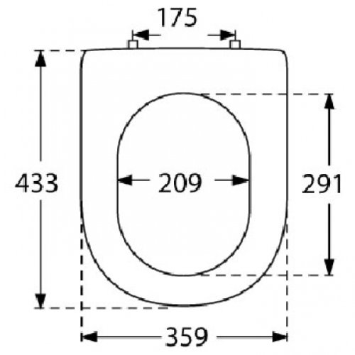 Кришка + сидіння Villeroy & Boch Subway 2.0 9M68S101