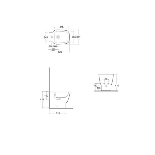 Биде RAK Ceramics One EL18AWHA