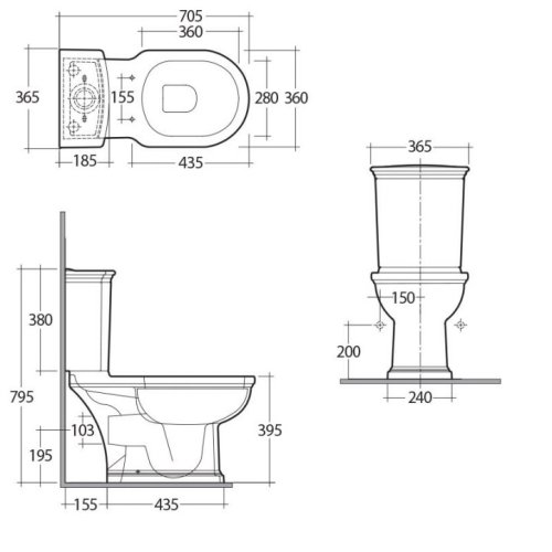 Унитаз RAK Ceramics Washington WT11AWHA
