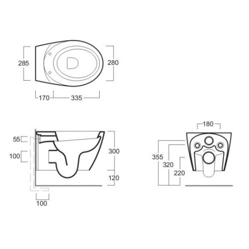 Унитаз Simas Vignoni VI 18/F85/VI 004