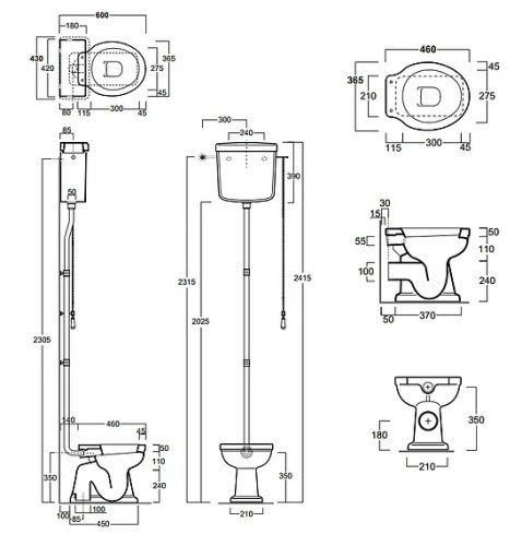 Бачок Simas Londra LO902