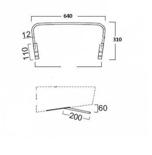 Рушникотримач Simas Degrade DE A2