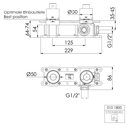 Скрытая часть Steinberg 0101800
