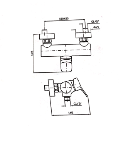 Смеситель для душа Zucchetti Brim ZBR106