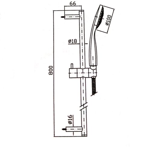Душевой набор Zucchetti Brim Z95206