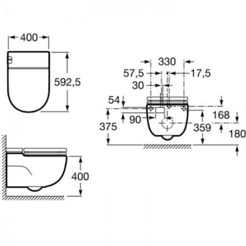 Унітаз Roca Meridian A893302000