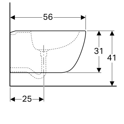 Биде Geberit Citterio 500.539.01.1