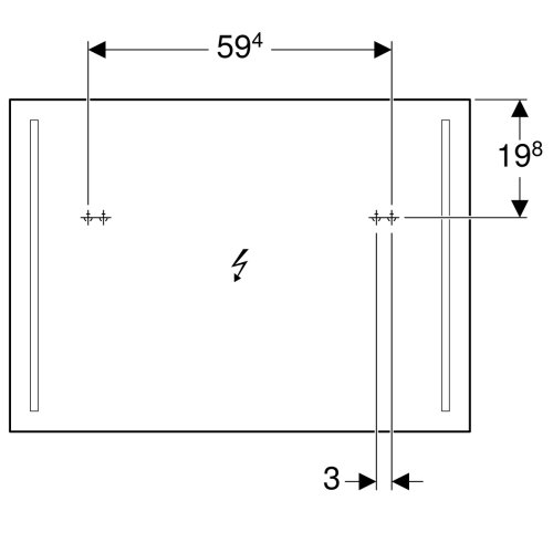 Дзеркало Geberit Option 90 500.589.00.1