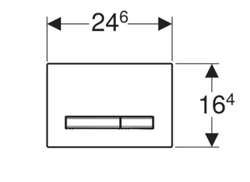 Клавиша смыва Geberit Sigma50 115.788.JM.2