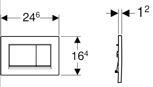 Кнопка змиву Geberit Sigma30 115.883.14.1